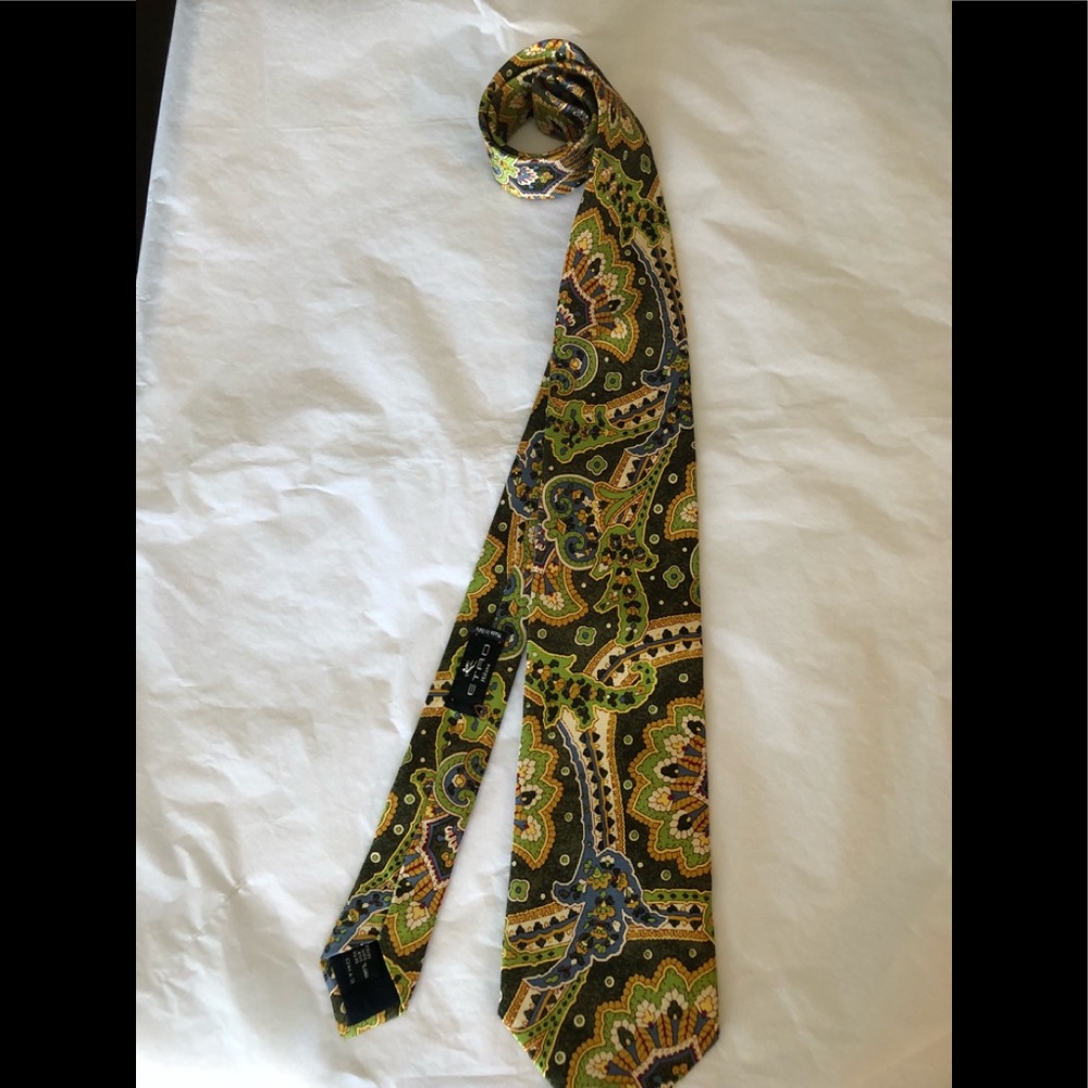 ETRO Italy 100% silk tie